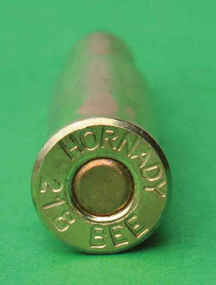 “HORNADY .218 BEE” headstamp.